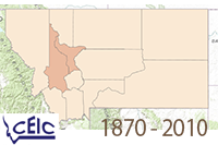 Historical Census County Populations - 1870 to 2010