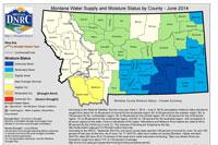 Montana Drought Status Maps